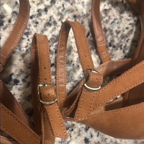 🆕 Lucky Brand “Carolina” Wedges wCrisscross Straps. 10. Brand New wBox!!💥💥 - Picture 7 of 12